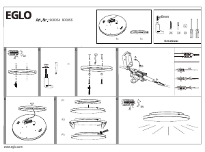 Mode d’emploi Eglo 900055 Lampe