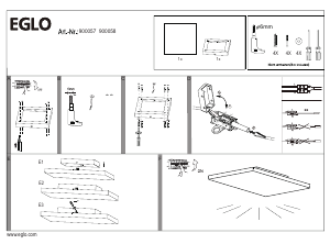 Manuale Eglo 900057 Lampada