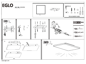 Mode d’emploi Eglo 900059 Lampe