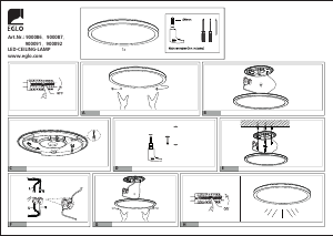 Mode d’emploi Eglo 900086 Lampe