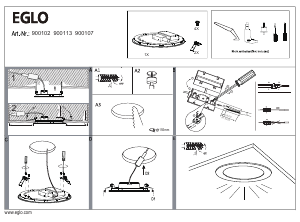 Instrukcja Eglo 900102 Lampa