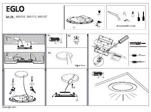 Manuale Eglo 900102 Lampada