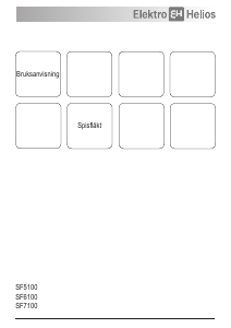 Bruksanvisning ElektroHelios SF5100 Köksfläkt