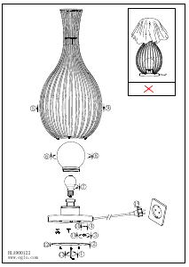 Посібник Eglo 900122 Лампа