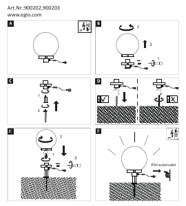 Handleiding Eglo 900202 Lamp