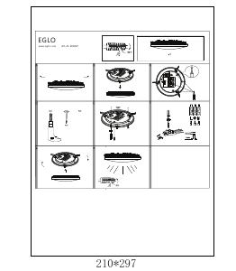 Посібник Eglo 900297 Лампа