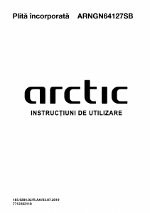 Manual Arctic ARNGN 64127 SB Plită