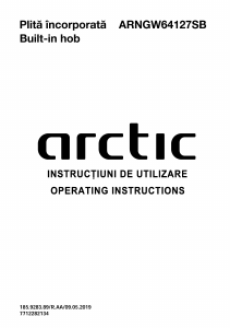 Handleiding Arctic ARNGW 64127 SB Kookplaat