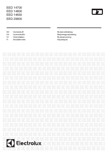 Brugsanvisning Electrolux EED14700OZ Varmeskuffe