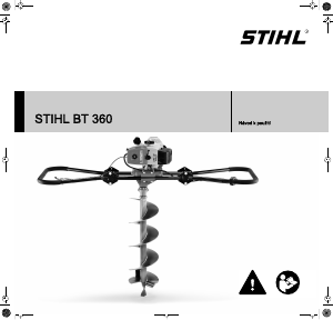 Manuál Stihl BT 360 Vrták do zeminy