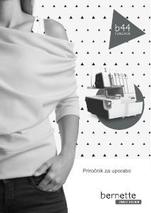 Priročnik Bernina Bernette 44 Funlock Šivalni stroj