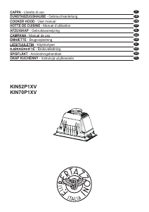 Käyttöohje Bertazzoni KIN52P1XV Liesituuletin