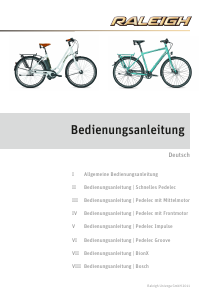 Bedienungsanleitung Raleigh Superbe Comfort Elektrofahrrad