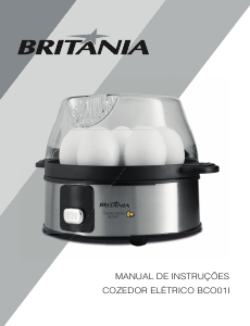 Manual Britania BCO01I Fogão do ovo