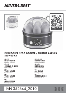 Manual de uso SilverCrest SED 400 A1 Cocedor de huevos