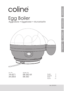 Manual Coline EB-350 Egg Cooker