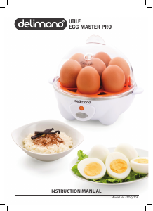 Manual Delimano ZDQ-70A Egg Cooker