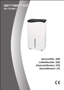Manual Emerio DH-127489.1 Dehumidifier