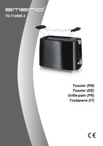 Manual Emerio TO-112695.3 Toaster