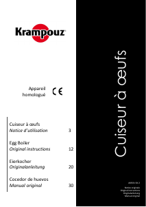 Mode d’emploi Krampouz BECIE1 Cuiseur à oeufs