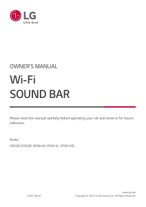 Manual LG S95QR Speaker