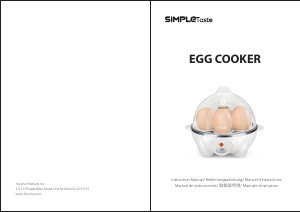 Manual SimpleTaste 711NA-0001 Egg Cooker