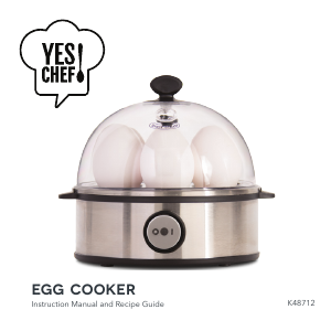 Manual Yes Chef! K48712 Egg Cooker