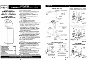 Handleiding Ecowater ESM9CE+ Waterzuiveraar