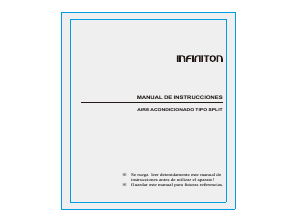 Manual Infiniton SPLIT-2322NA Air Conditioner