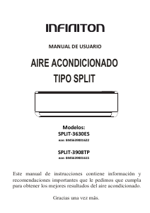 Manual Infiniton SPLIT-3908TP Air Conditioner
