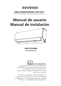 Manual de uso Infiniton SPLIT-3725DM Aire acondicionado