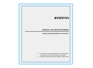 Manual Infiniton SPLIT-3824NF Air Conditioner