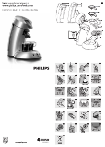 Bedienungsanleitung Philips HD7810 Senseo Kaffeemaschine