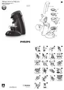 Manual Philips HD7818 Senseo Máquina de café