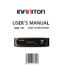 Manual de uso Infiniton INDVB-T2 Receptor digital