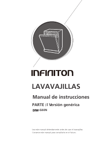 Manual de uso Infiniton DIW-G60N Lavavajillas