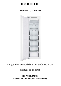 Manual de uso Infiniton CV-BB29 Congelador