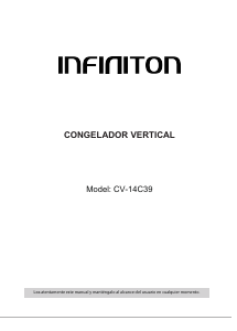 Handleiding Infiniton CV-14C39 Vriezer