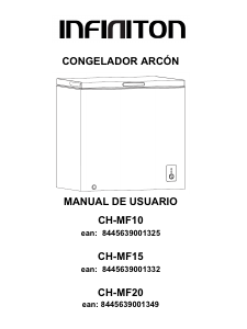 Manual de uso Infiniton CH-MF10 Congelador