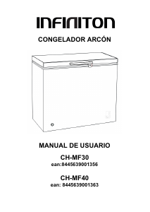 Manual de uso Infiniton CH-MF30 Congelador
