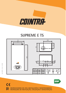 Manual Cointra Supreme E TS Esquentador a gás