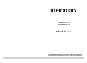 Manual de uso Infiniton CV-1HE85 Congelador