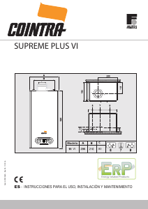 Manual de uso Cointra Supreme VI Plus Caldera de gas