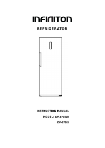 Manual Infiniton CV-870IX Freezer