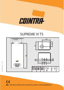 Manual de uso Cointra Supreme VI TS Caldera de gas