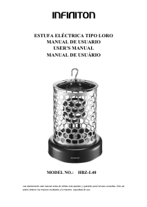 Manual Infiniton HBZ-L40 Aquecedor