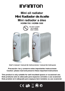 Manual de uso Infiniton HORM-700 Calefactor
