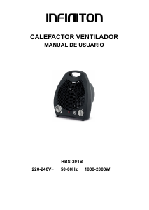 Manual de uso Infiniton HBS-201B Calefactor