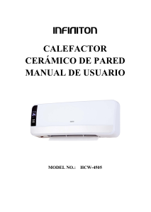 Manual Infiniton HCW-4505 Heater