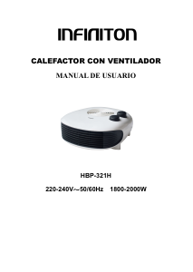 Manual Infiniton HBP-321H Aquecedor